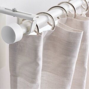 SYRLIG IKEA Curtain ring with clip and hook, nickel plated, 1 1/2 "